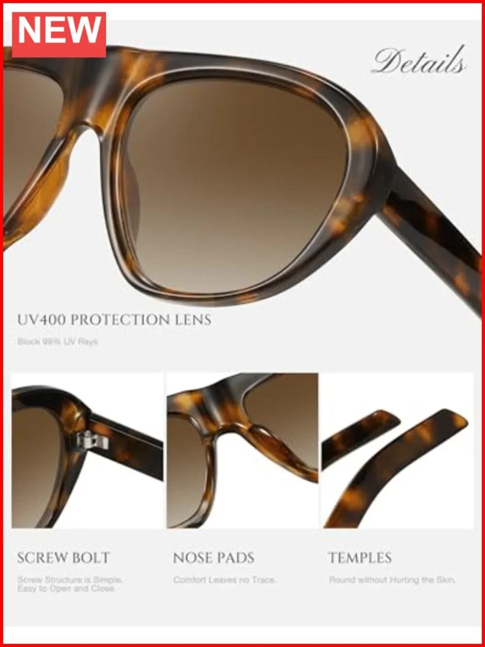Oversized Aviator Sunglasses Retro 70s Big Pilot Sun Glasses Driving